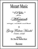 Pifa (Pastoral Symphony) from Messiah Orchestra sheet music cover